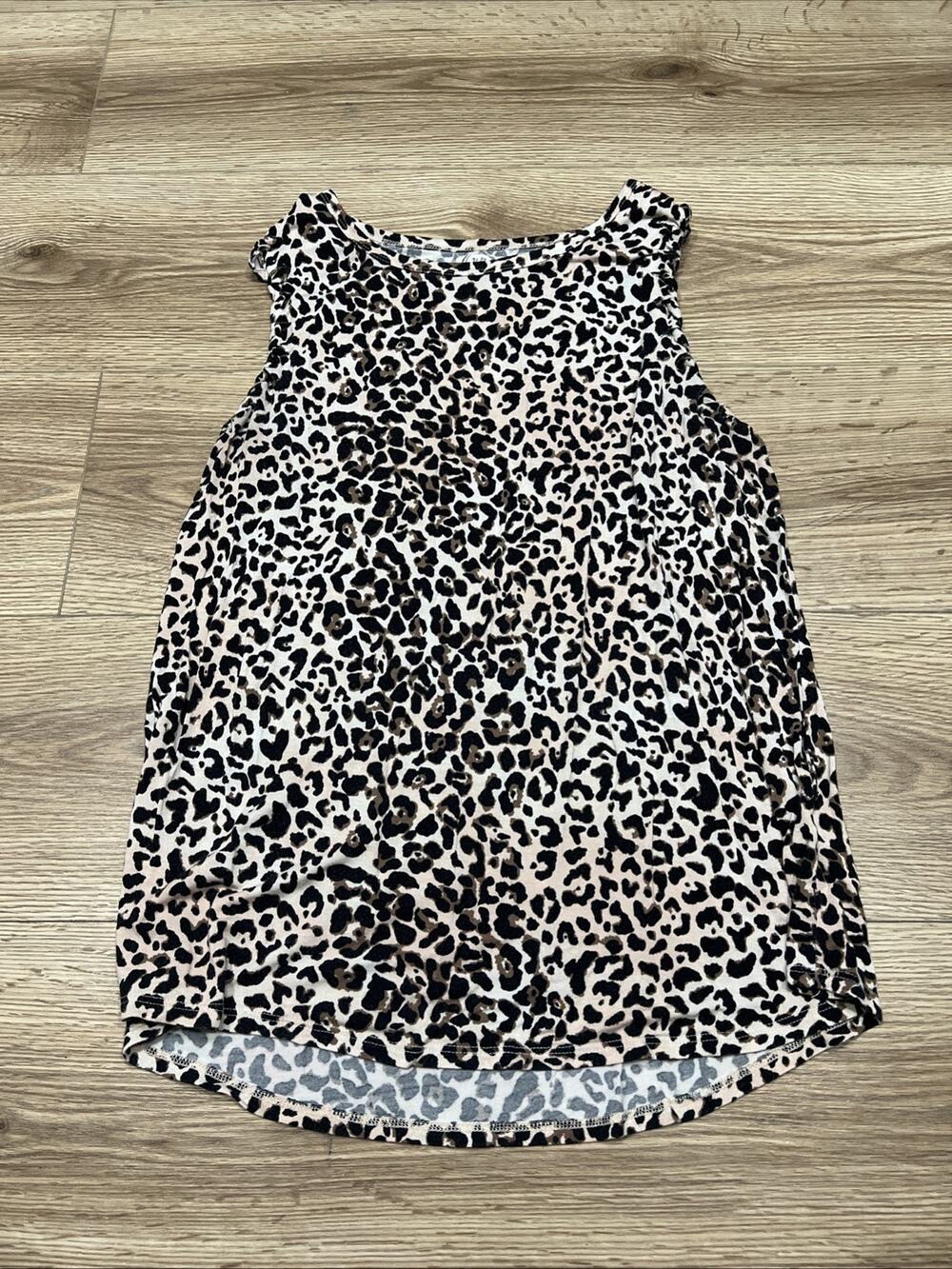Maurice’s 24/7 Women’s Leopard Print Tank Top Size Medium (A78)